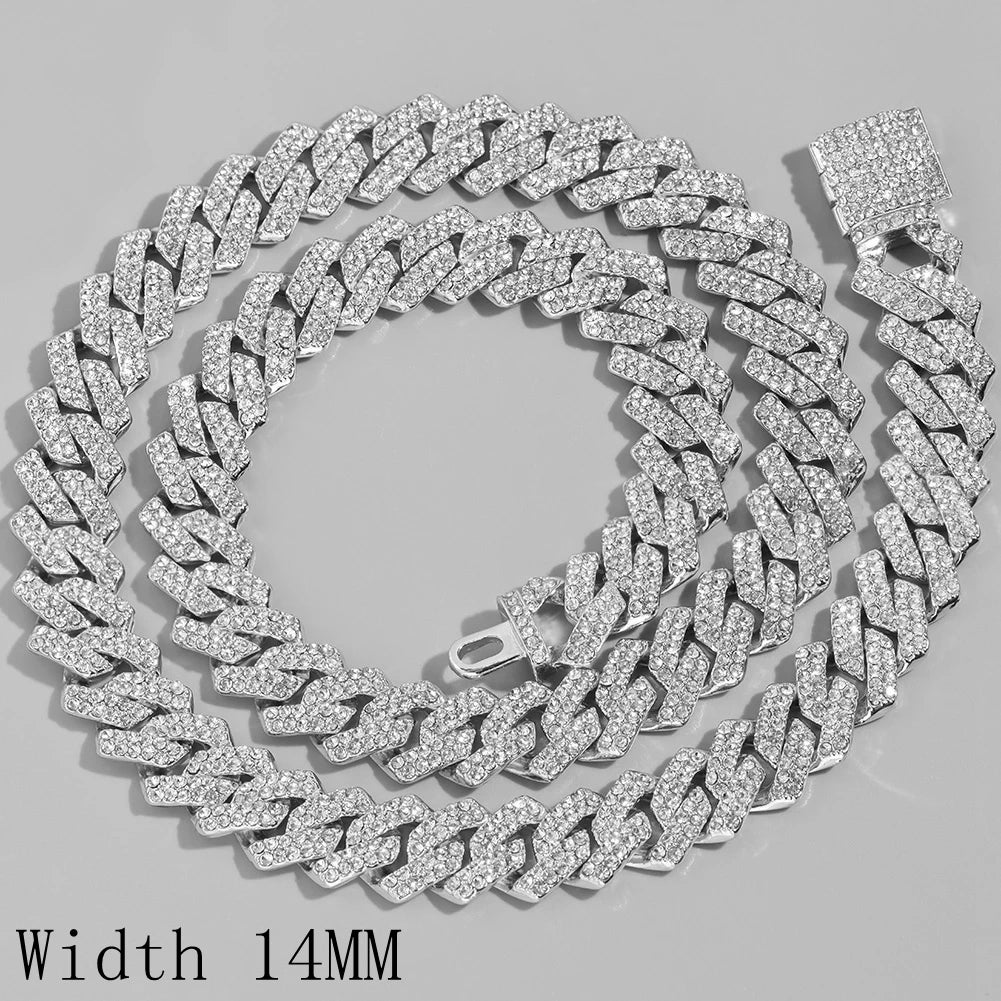 14MM ICED Miami Cuban Link Chain