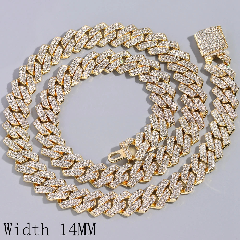 14MM ICED Miami Cuban Link Chain